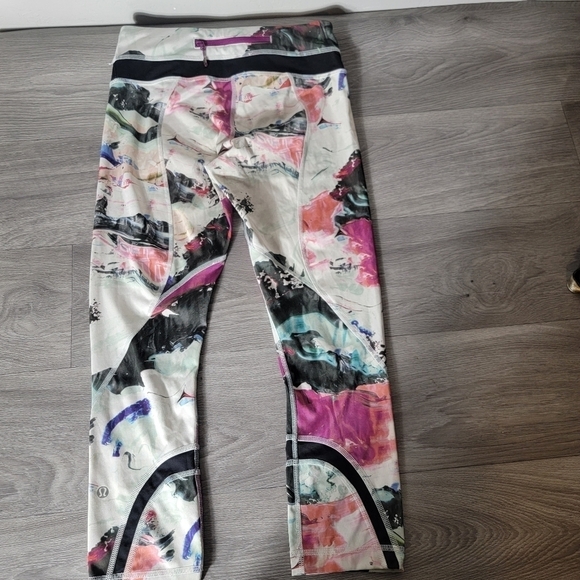 Lululemon Run Inspired Crop II Leggings 4 Pigment Wave Full On Luxtreme Athletic - Picture 2 of 11
